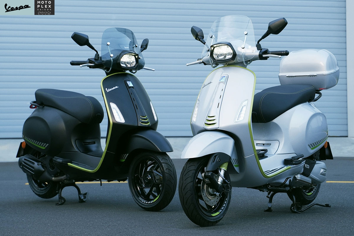 Kính chắn gió thấp Vespa Sprint