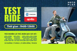 Trải nghiệm Test Ride 25.10, nhận ưu đãi mua xe nhân đôi