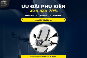 Ưu đãi giảm ngày 20% phụ kiện các loại khi mua ngày 11 và 12.10.2025