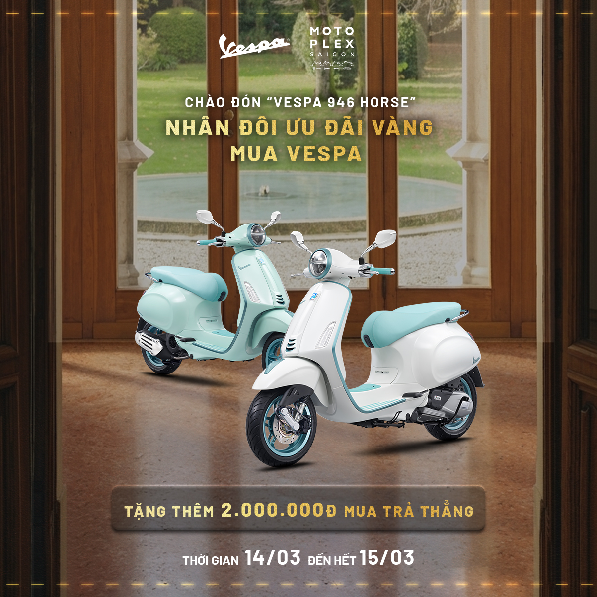 TẶNG QUÀ ĐỘC QUYỀN VESPA: TẶNG LÓT LY VESPA BẰNG&hellip;