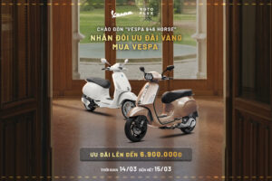 Đón mừng ra mắt Vespa 946 Horse, nhân đôi ưu đãi