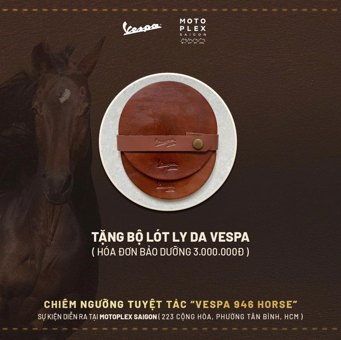 TẶNG LÓT LY VESPA, KHẮC TÊN THỦ CÔNG (Dành cho&hellip;