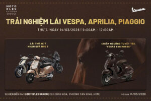 Trải nghiệp lái Vespa, Aprilia, Piaggio ngày 14.04.2026