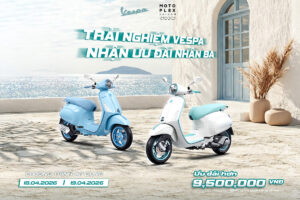 Ưu đãi nhân 3 khi mua xe Vespa/Piaggio ngày 18.04 và 19.04.2026