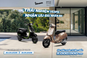 Đến Motoplex Sài Gòn, Nhận ưu đãi nhân 3 trong 2 ngày 30 và 31.05.2026