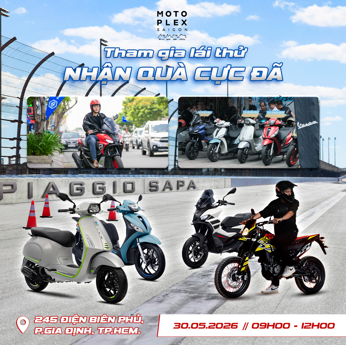 🎁 Nhận quà từ Vespa sau khi lái thử xe&hellip;