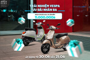 Ưu đãi đặc biệt khi mua Vespa, Piaggio ngày 20 và 21.06.2026