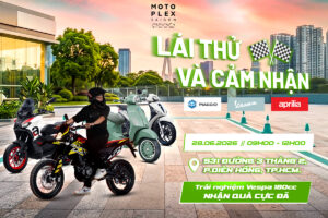 Trải nghiệm lái thử Vespa Sprint 180, Aprilia, Piaggio mới nhất ngày 28.06.2026