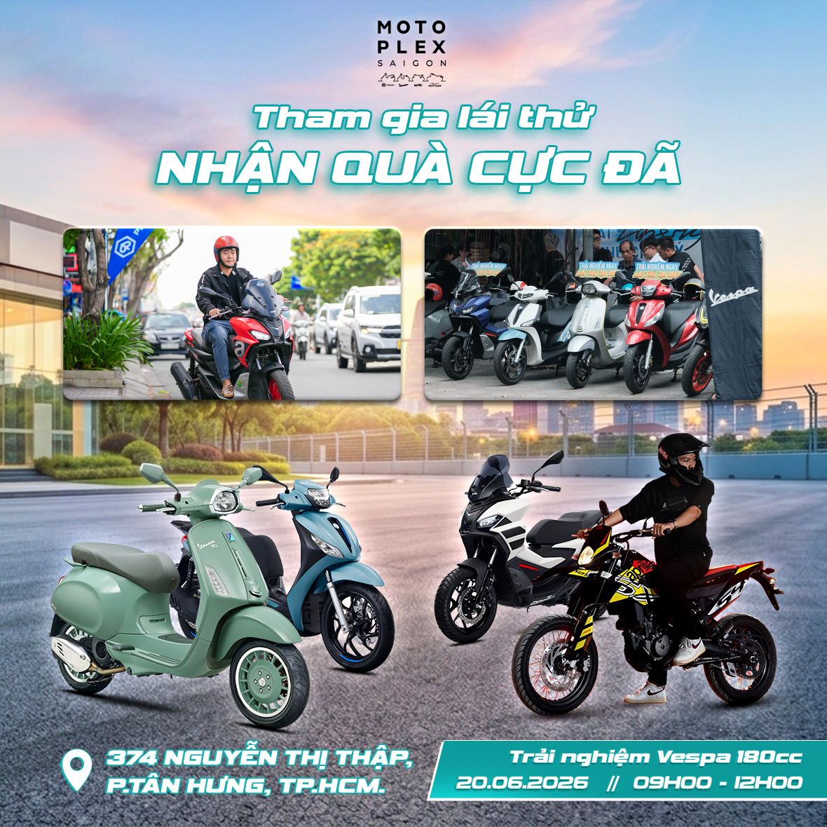 🎁 Nhận quà từ Vespa sau khi lái thử xe&hellip;