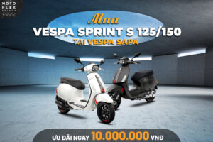 Tặng Voucher 10.000.000đ mua Vespa Sprint S125/150 Th7.2026