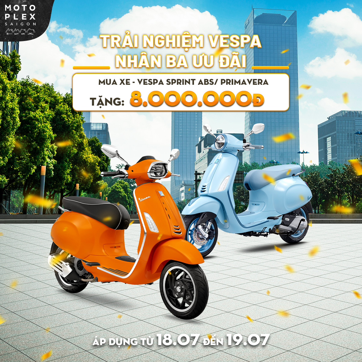 🎁 Tặng Voucher 8.000.000Đ khi mua Vespa Sprint ABS125 và&hellip;