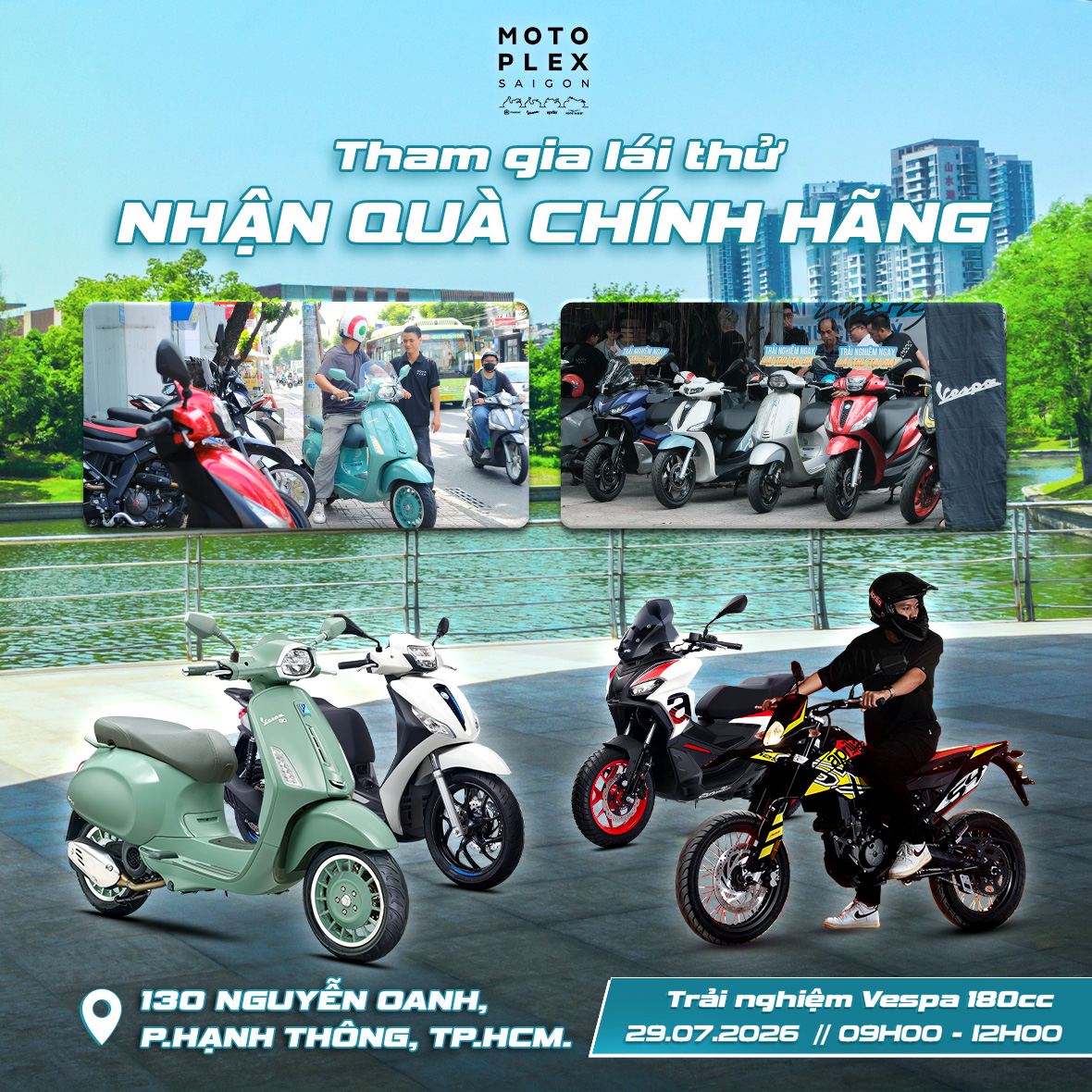 🎁 Nhận quà từ Vespa sau khi lái thử xe&hellip;